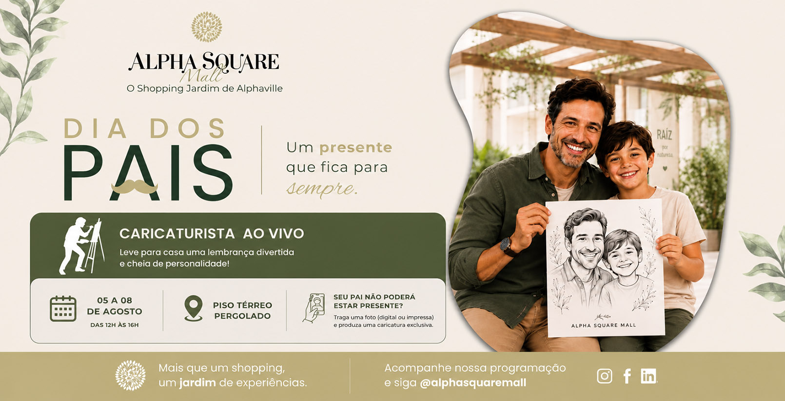 Dia dos Pais no Alpha Square Mall